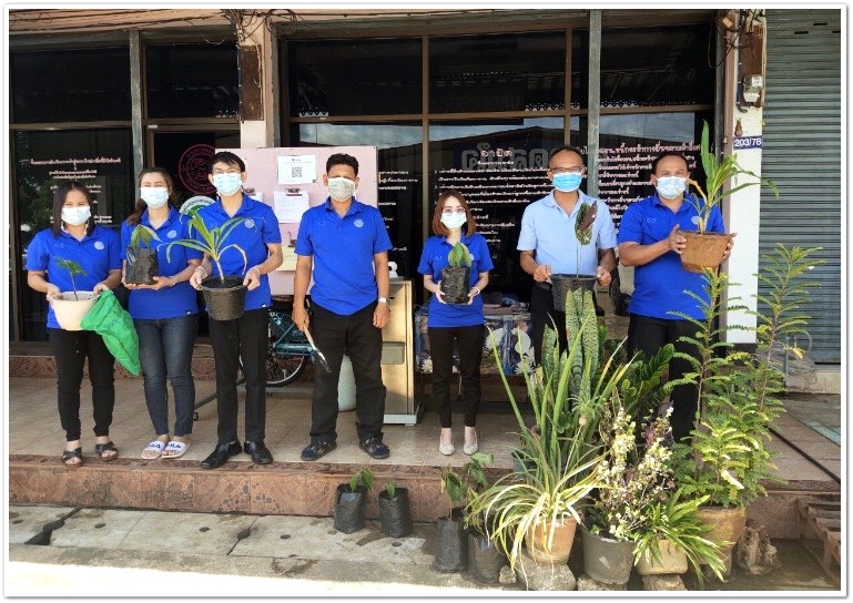 ﻿สํานักงานบังคับคดีจังหวัดกาญจนบุรี สาขาทองผาภูมิ ร่วมกิจกรรมวันต้นไม้ประจำปีของชาติ พ.ศ. 2564